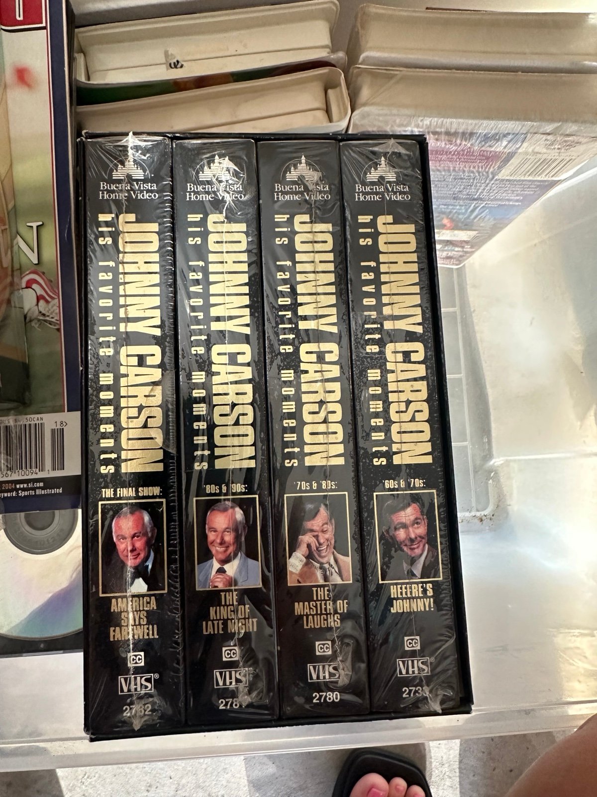Johnny Carson vhs collection