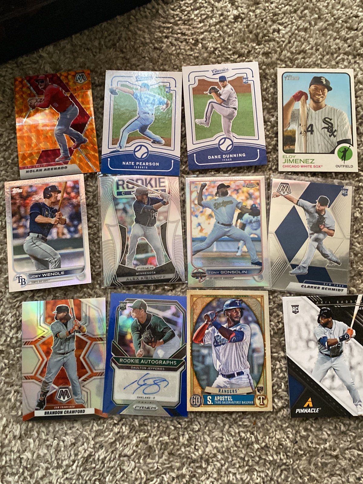 card lot mlb stars