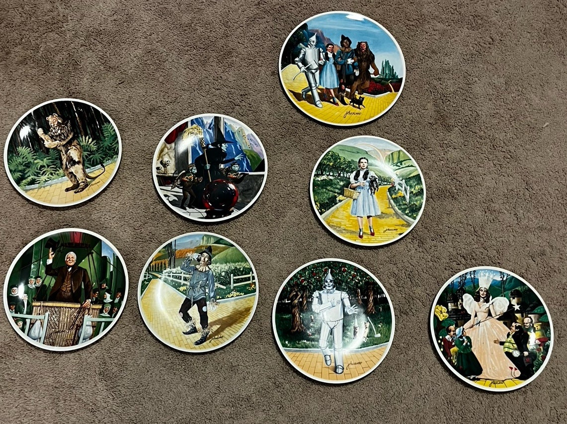 Wizard of Oz Collector Plates
