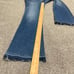 Principle Denim Innovators Crush Jeans Boot Leg Raw Hem Womens sz 29x32