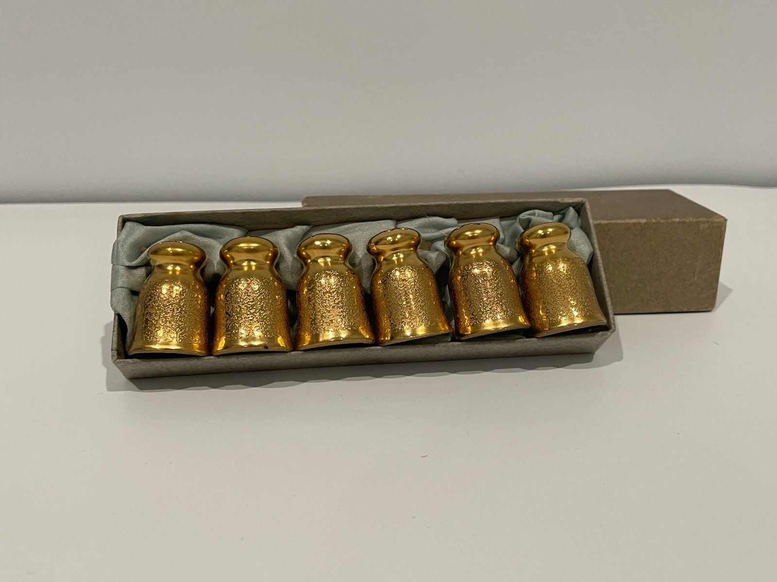 Vintage Miniature Mid-Century Salt Pepper Shakers