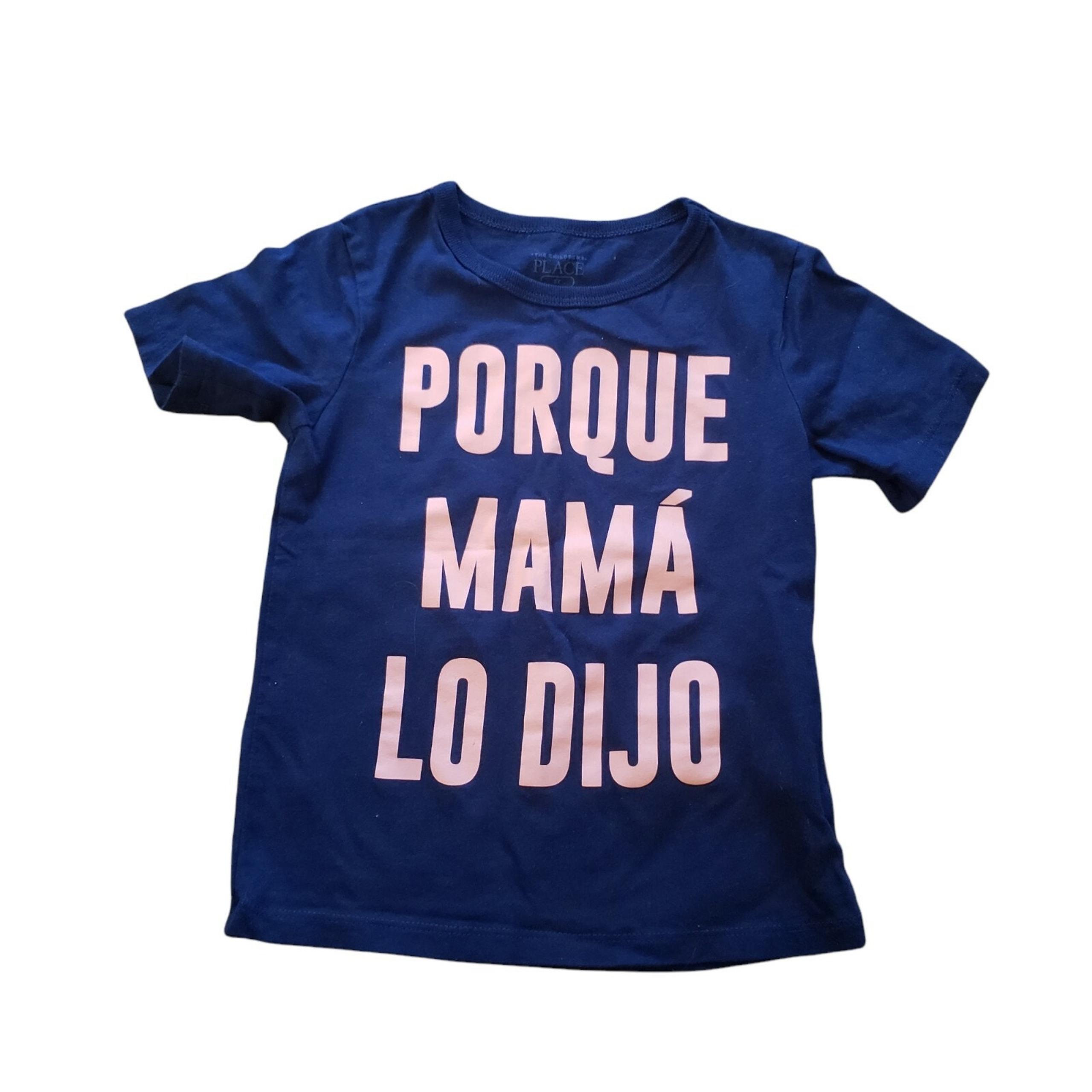 The Childrens Place Boys T-Shirt Size 5T Navy Blue Great used condition
