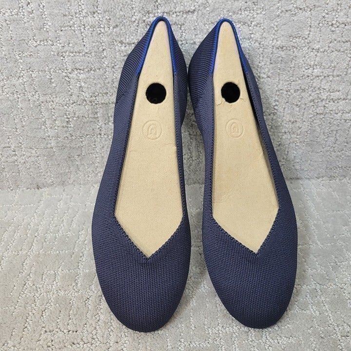 Rothy’s The Flat Womens Size 11.5 Maritime Round Toe Slip On Flat Shoes