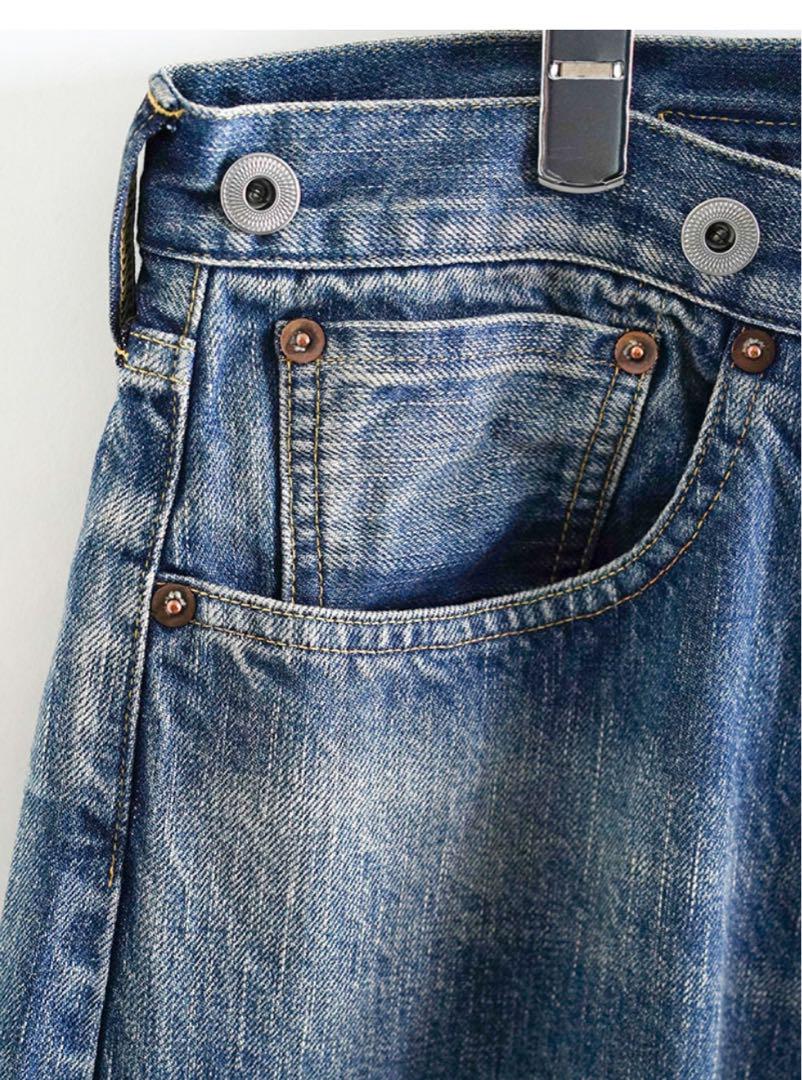 a.presse No.22 WASHED WIDE DENIM PANTS