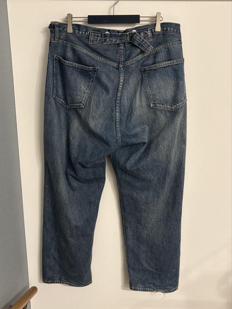 ゼニス新作モデル a.presse No.22 PANTS DENIM WIDE WASHED パンツ
