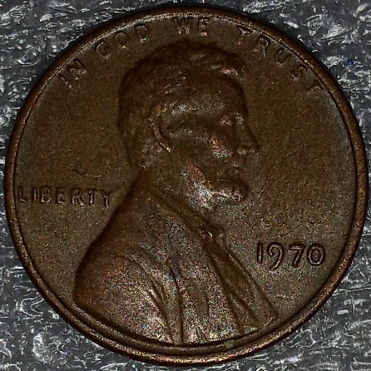 1970 small date Lincoln Penny error.