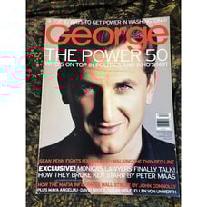 GEORGE magazine JFK Dec 1998 Sean Penn