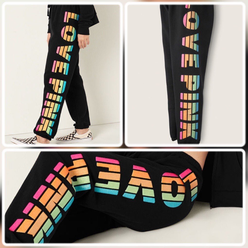 PINK XXL shine campus pants