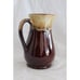Vtg Roseville Brown Drip Pitcher 7 1/4 4 Cup Capacity
