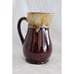 Vtg Roseville Brown Drip Pitcher 7 1/4 4 Cup Capacity
