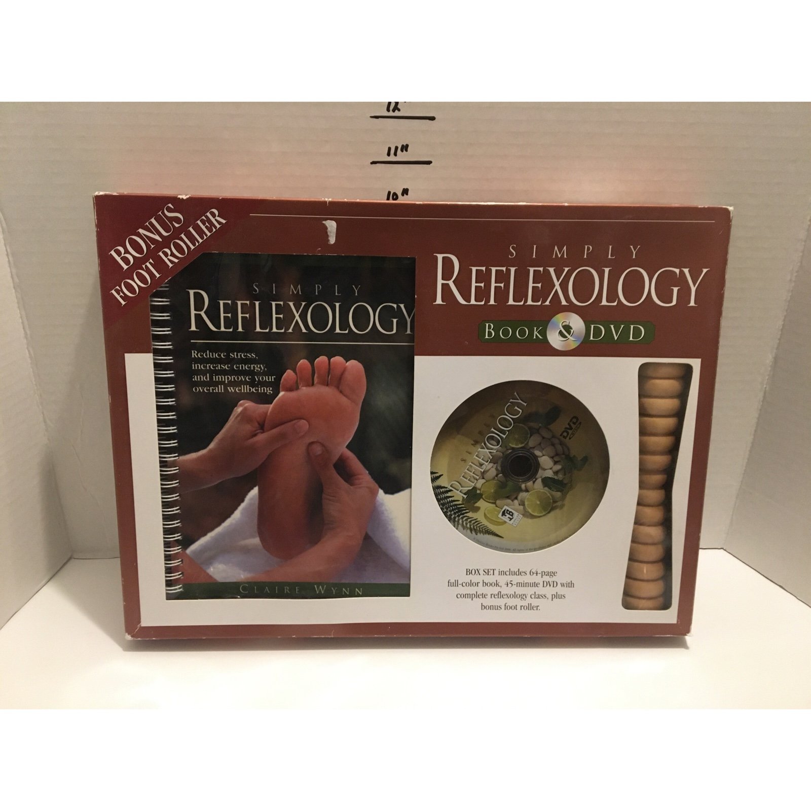 Simply reflexology book and dvd set by Claire Wynn