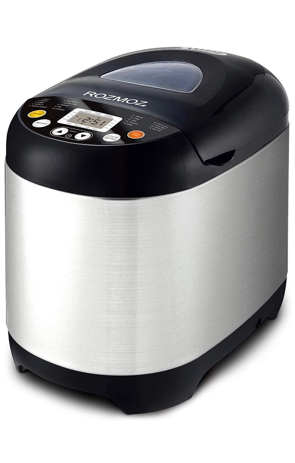 Bread Maker, 19-in-1 Stainless Steel Bre