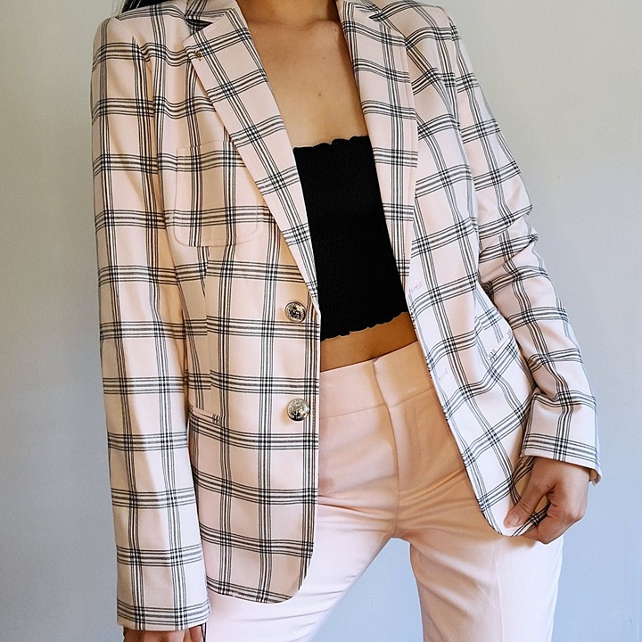 Y2K Tommy Hilfiger Pink Suit Jacket