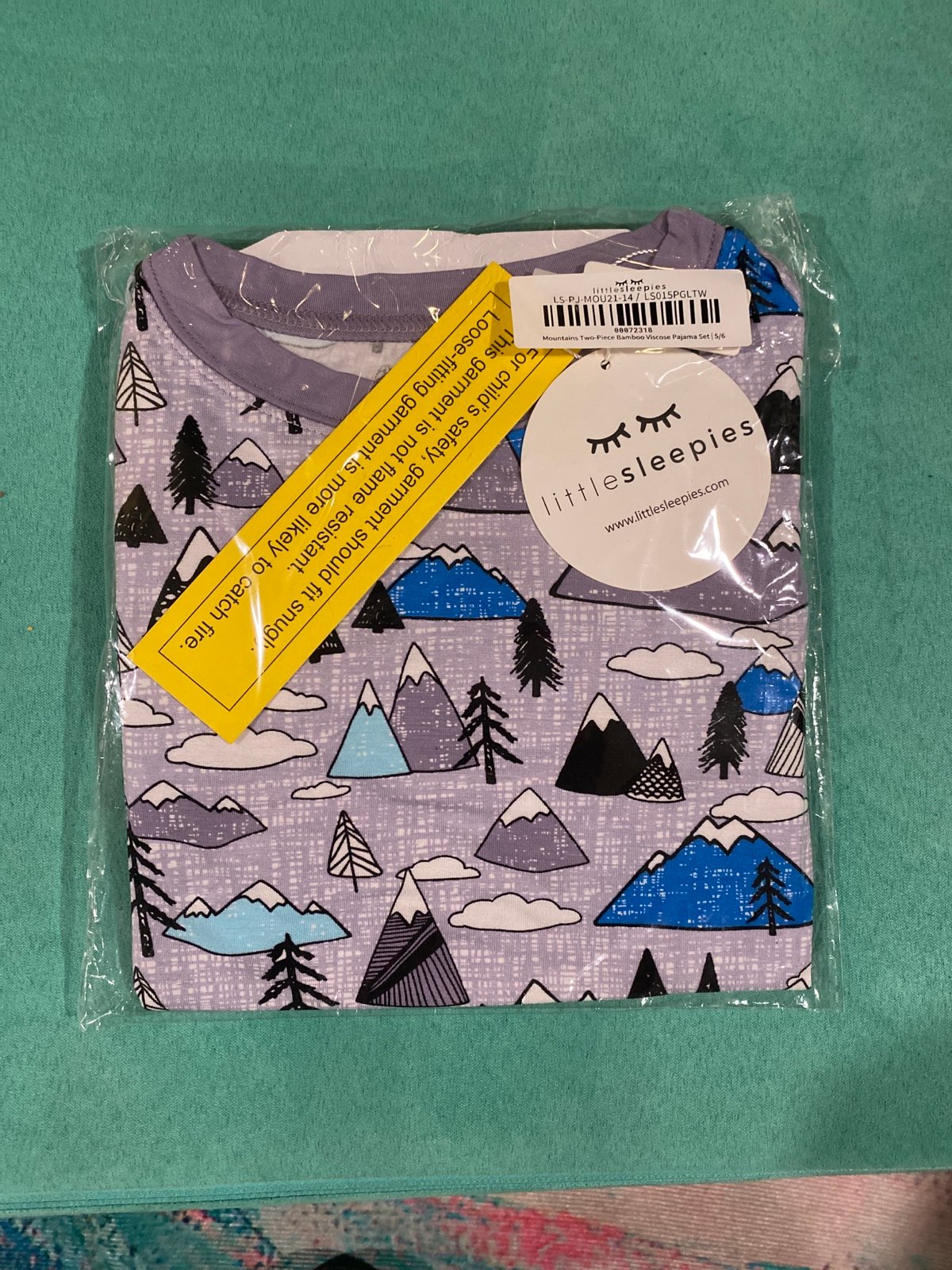 Little Sleepies 2 Piece Mountains Pajamas