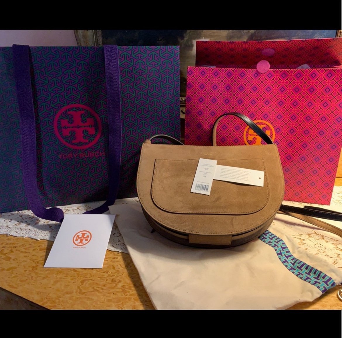 Tory Burch Saddle Crossbody Bags Mercari
