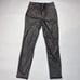 Spanx Leather-Like Ankle Skinny Pant Women S EUC Pockets Stretch Pull on Tummy