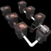 6-Plant 38-Gallon Deluxe RDWC Hydroponic System W 5.3-Gal Main Control Reservoir