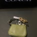 Coach Leather Green Key Fob Purse Mini
