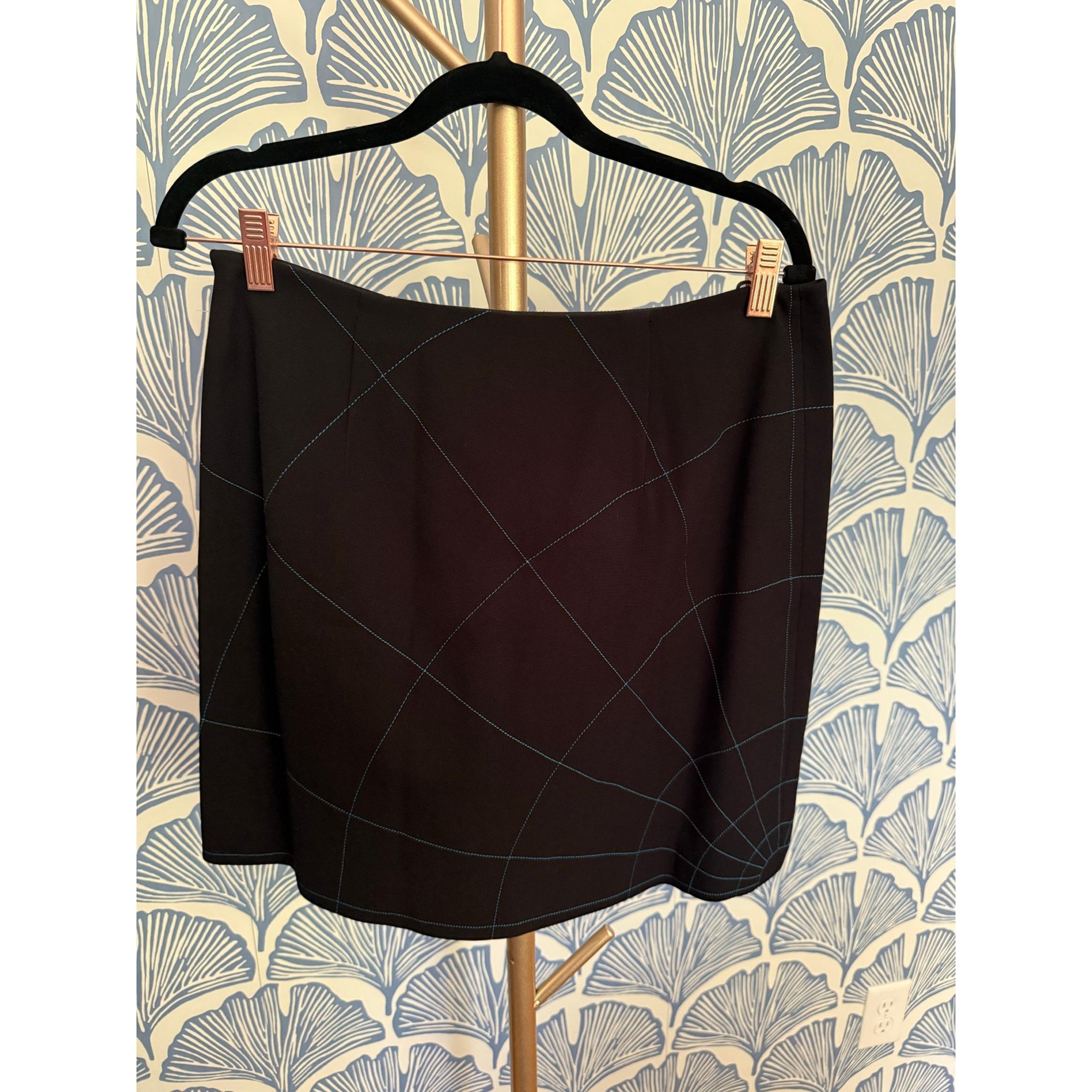 RARE Vintage Designer Moschino 1990s Skirt from Globe Compass Set