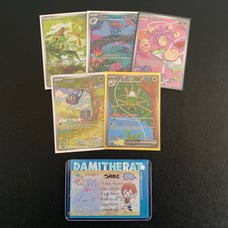 Pokemon Grass TCG Trading Card Set