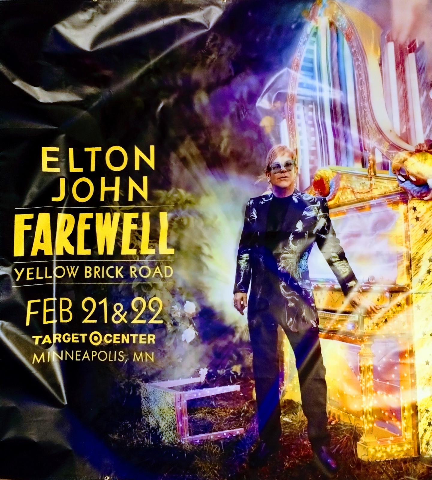 6' x 8' Elton John Production Banner
