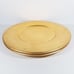 6 Pier 1 Imports Gold Leaf Heavy Charger Plates Lot 13 Holiday Set Vtg Pottery