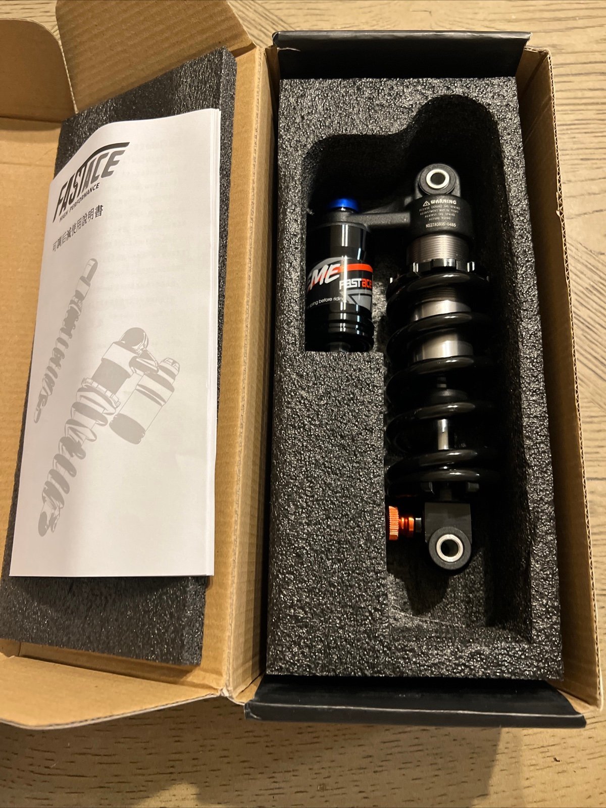 Fastace BDA53RC MTB Bike Downhill Rear Shock 190mm to 240mm 550lbs for DNM rcp2S