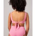 Understatement Pink Scoop Bikini Top And Bottoms Set Candy Pink M