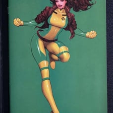 X-MEN 1 DAVID NAKAYAMA ROGUE GREEN COLOR BLEED VIRGIN VARIANT 2021 NEAR MINT