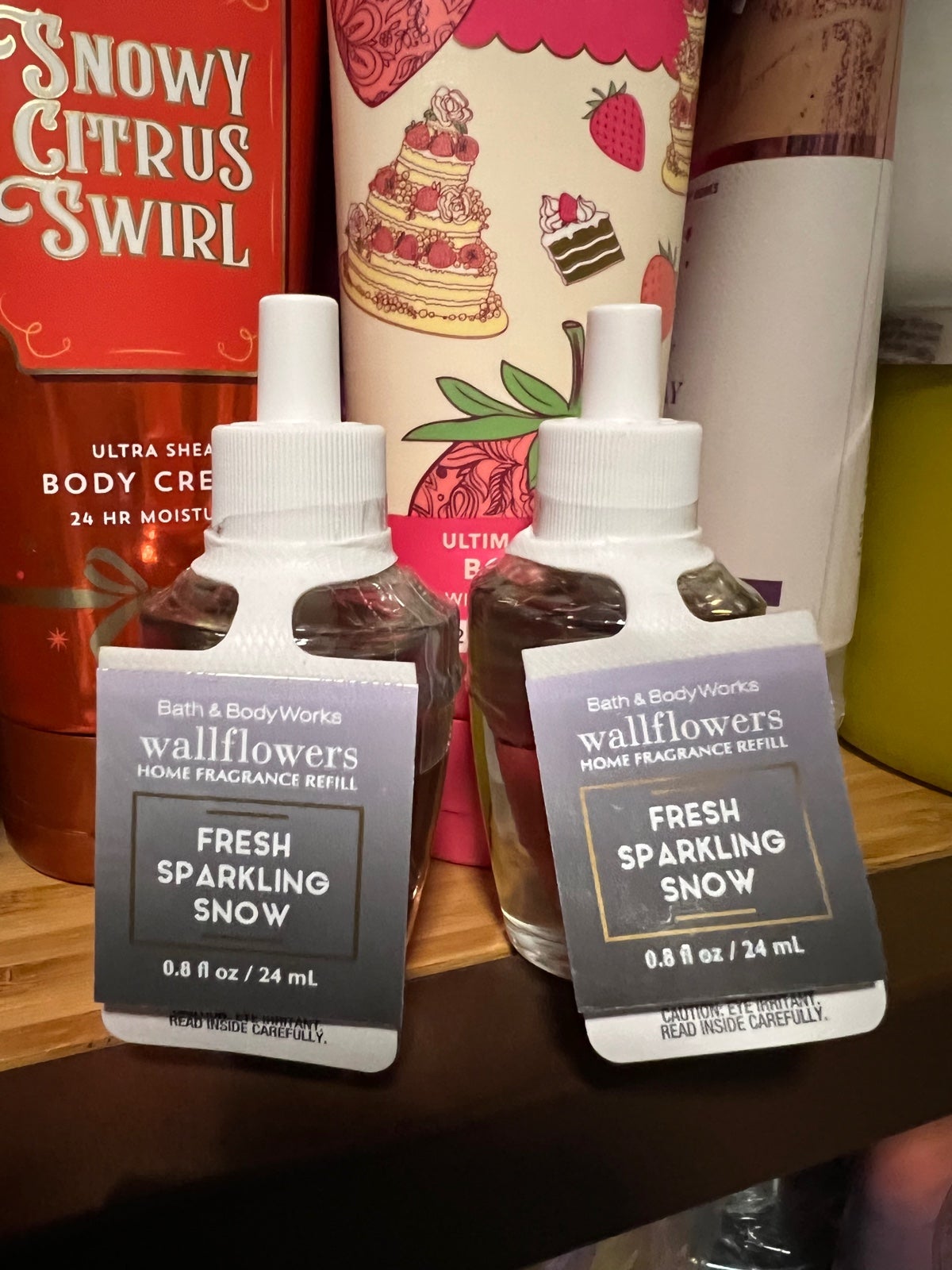 Bath and Body Works Fresh sparkling snow wallflower refills