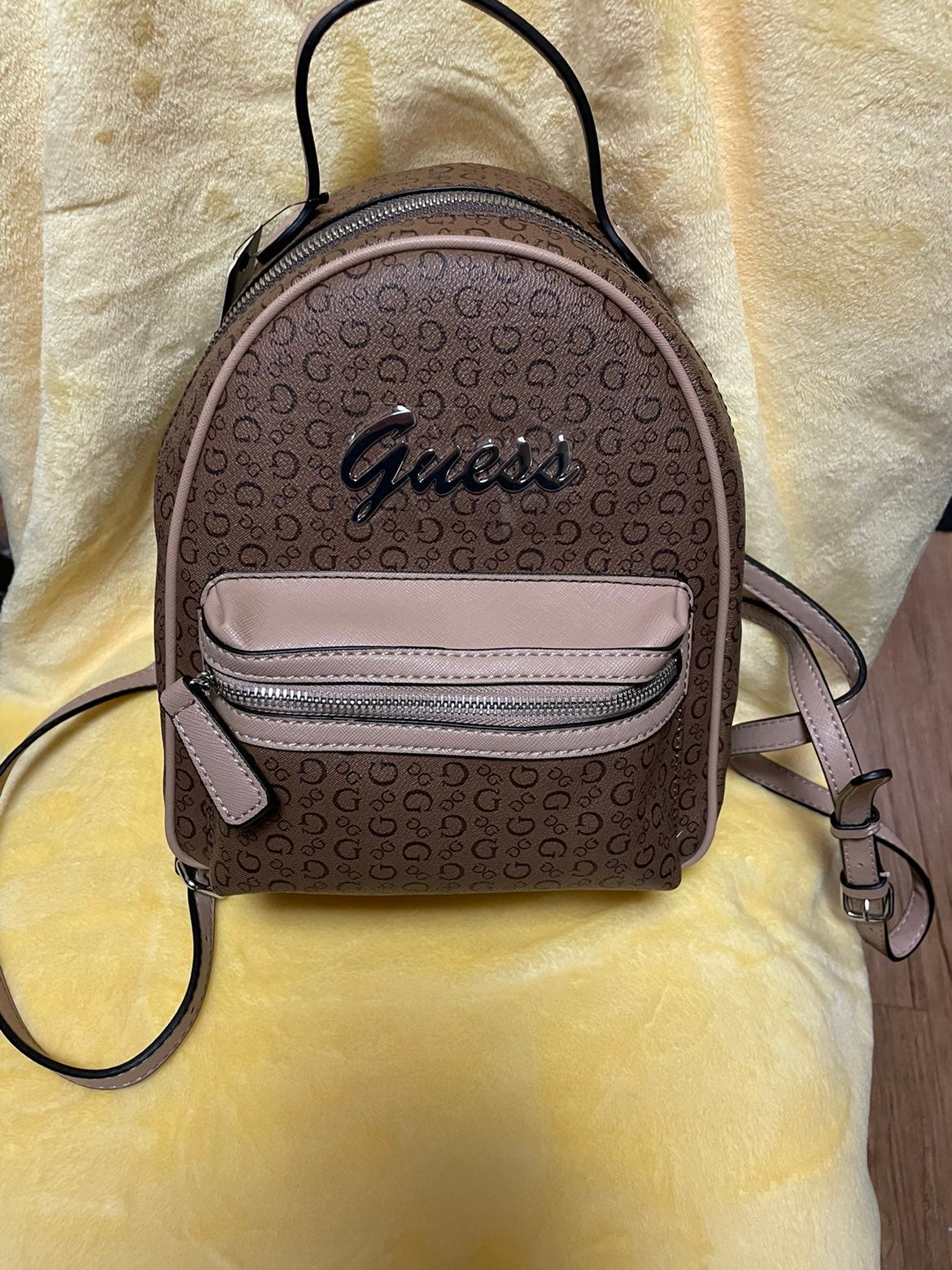 GUESS Brown Backpacks | Mercari