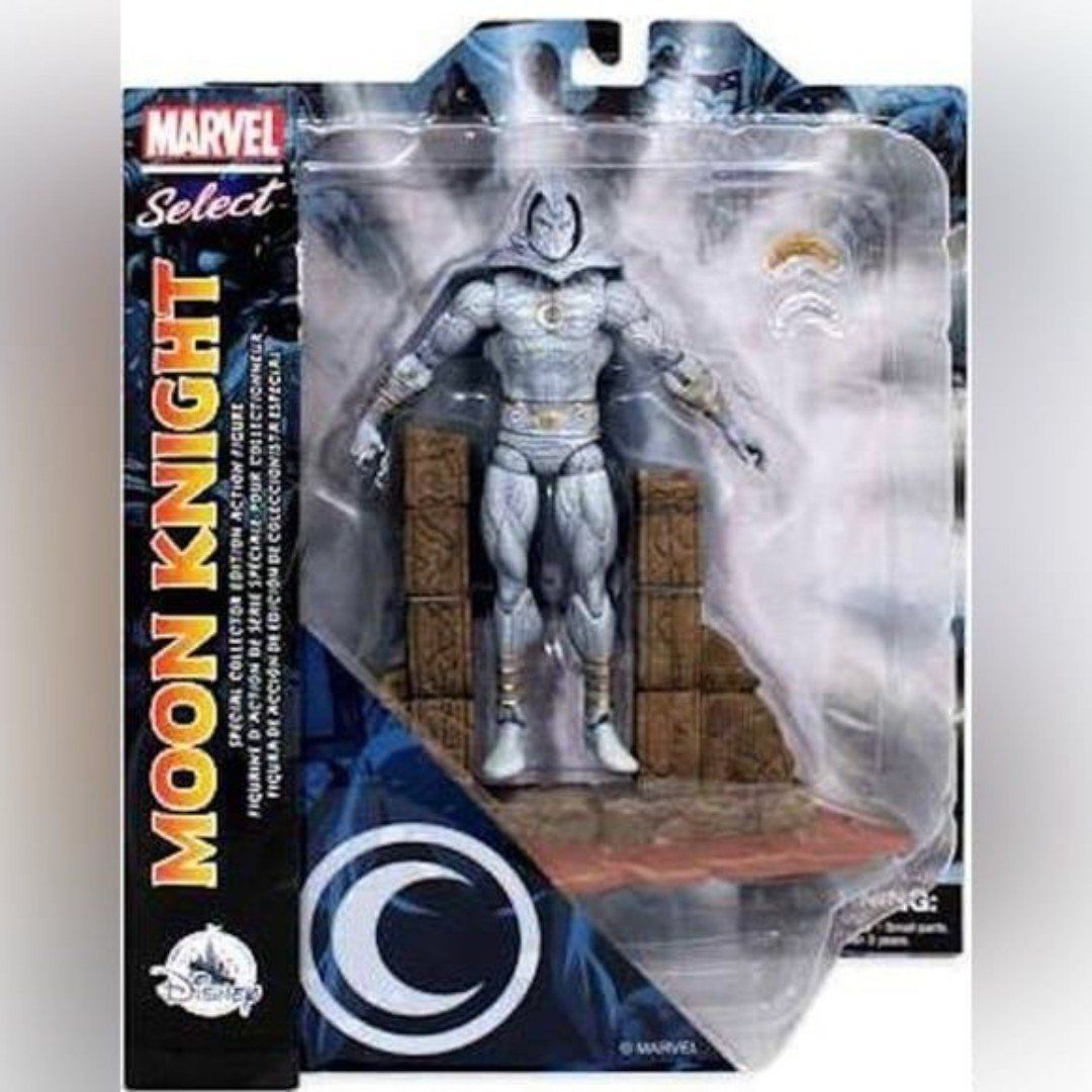 MOON KNIGHT 7 ACTION FIGURE PVC TOY DIAMOND MARVEL SELECT DISNEY+ MARC SPECTOR
