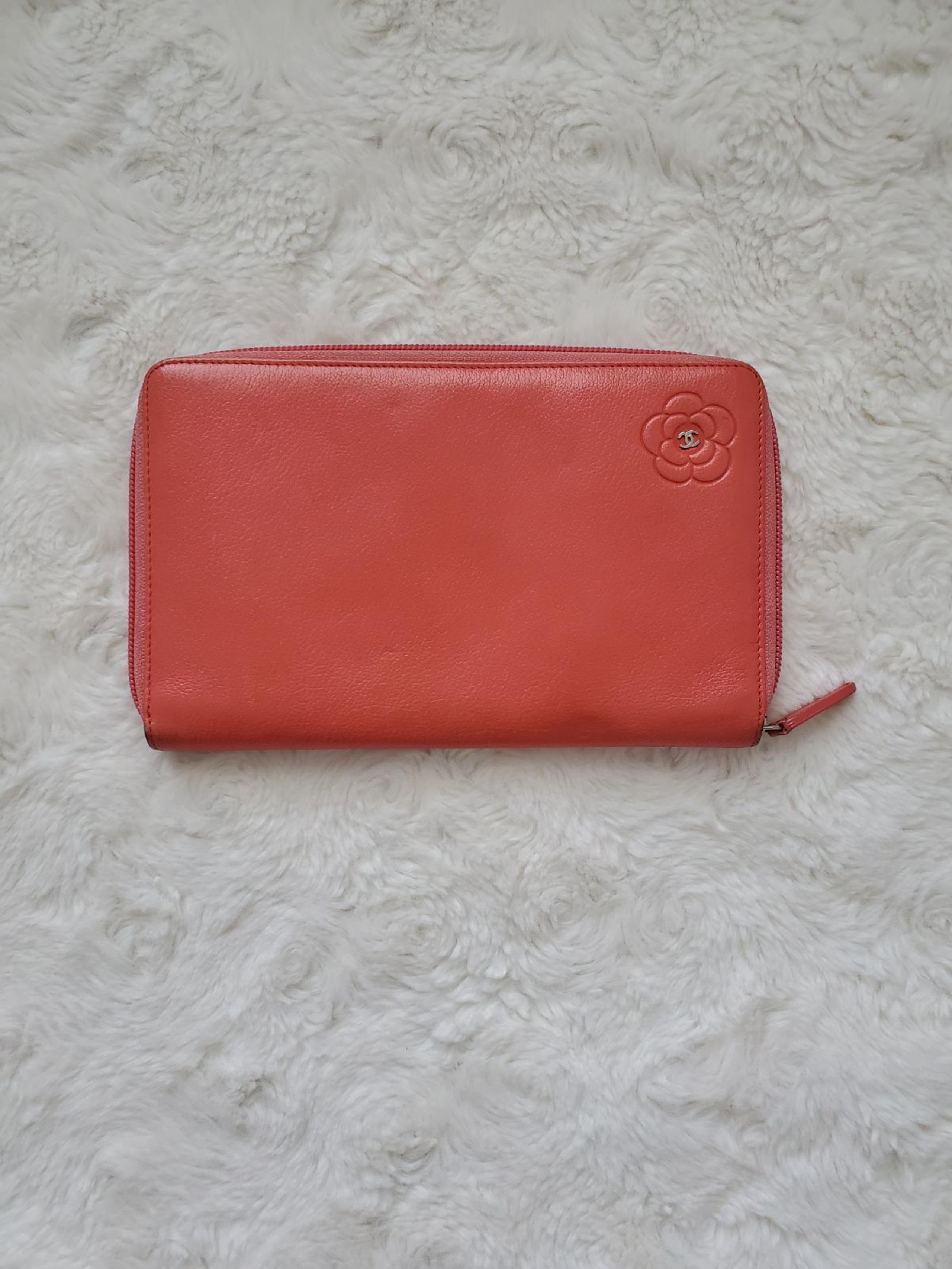 CHANEL Camellia Travel Wallet