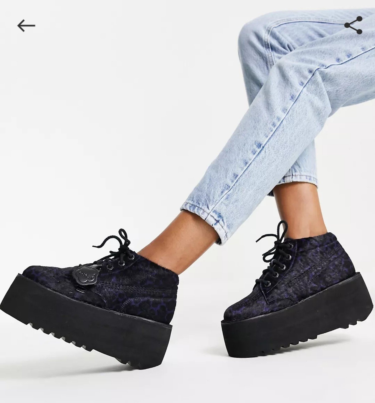 KICKERS: Platform Sneakers (MSRP 182) SOLD OUT