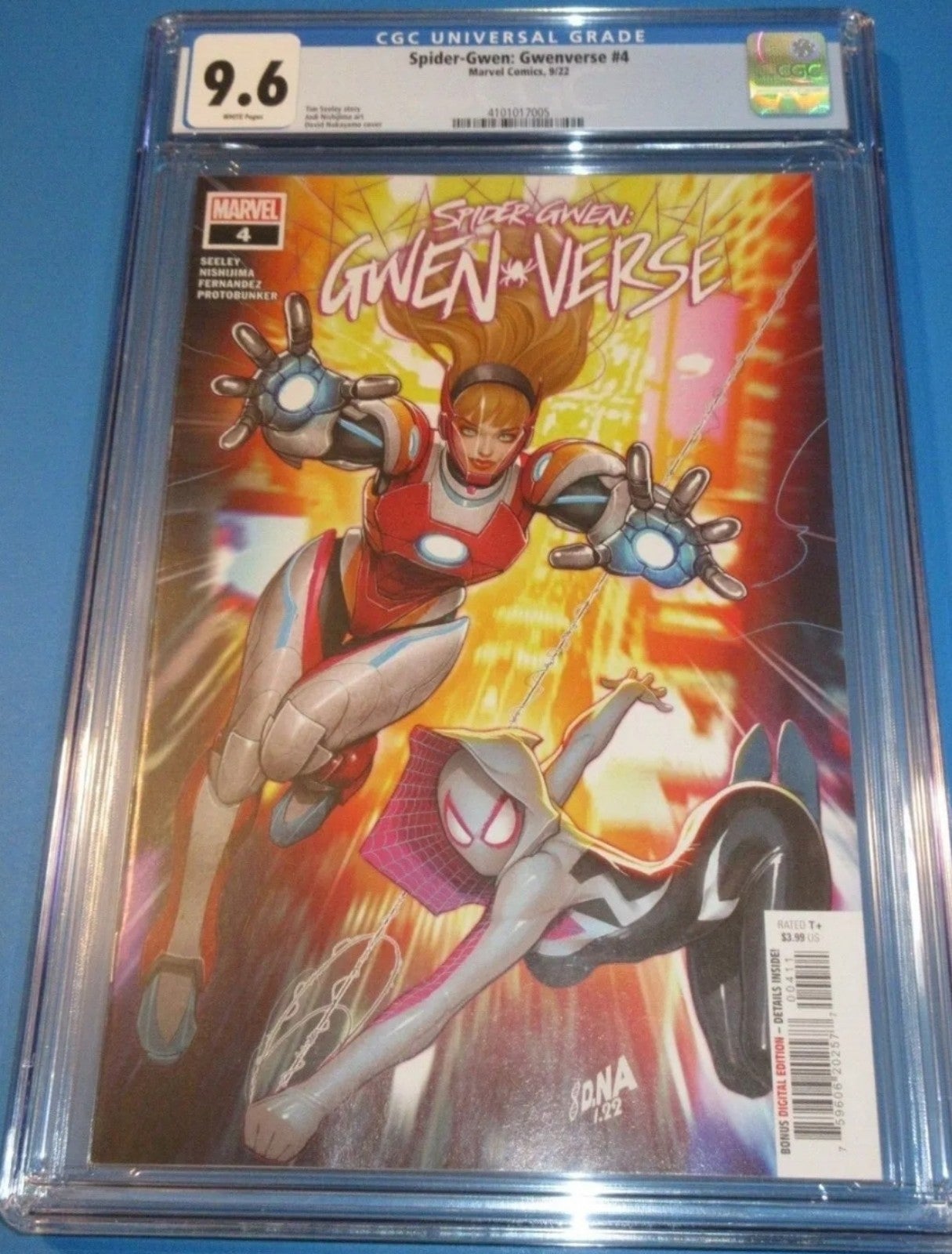Spider-Gwen: Gwenverse #4 アメコミ CGC 🔥~MARVEL~SPIDER-GWEN:GWENVERSE #4~🔥~PHILIP TAN~VIRGIN
