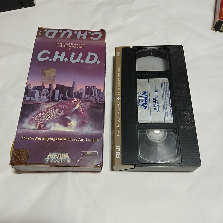 CHUD VHS Rare Horror Media Home Entertainment Bottom Flap C.H.U.D. Bundle & Save