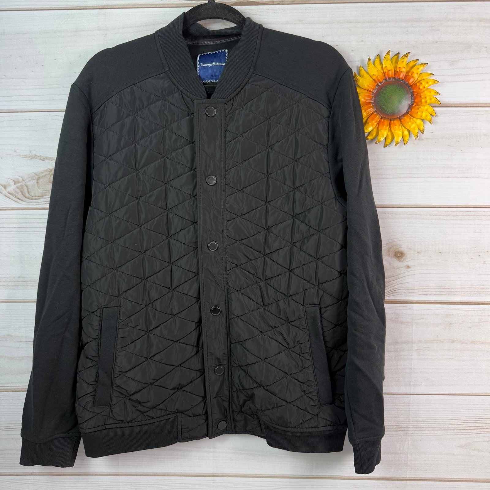 Tommy Bahamas mens quilted jacket Med