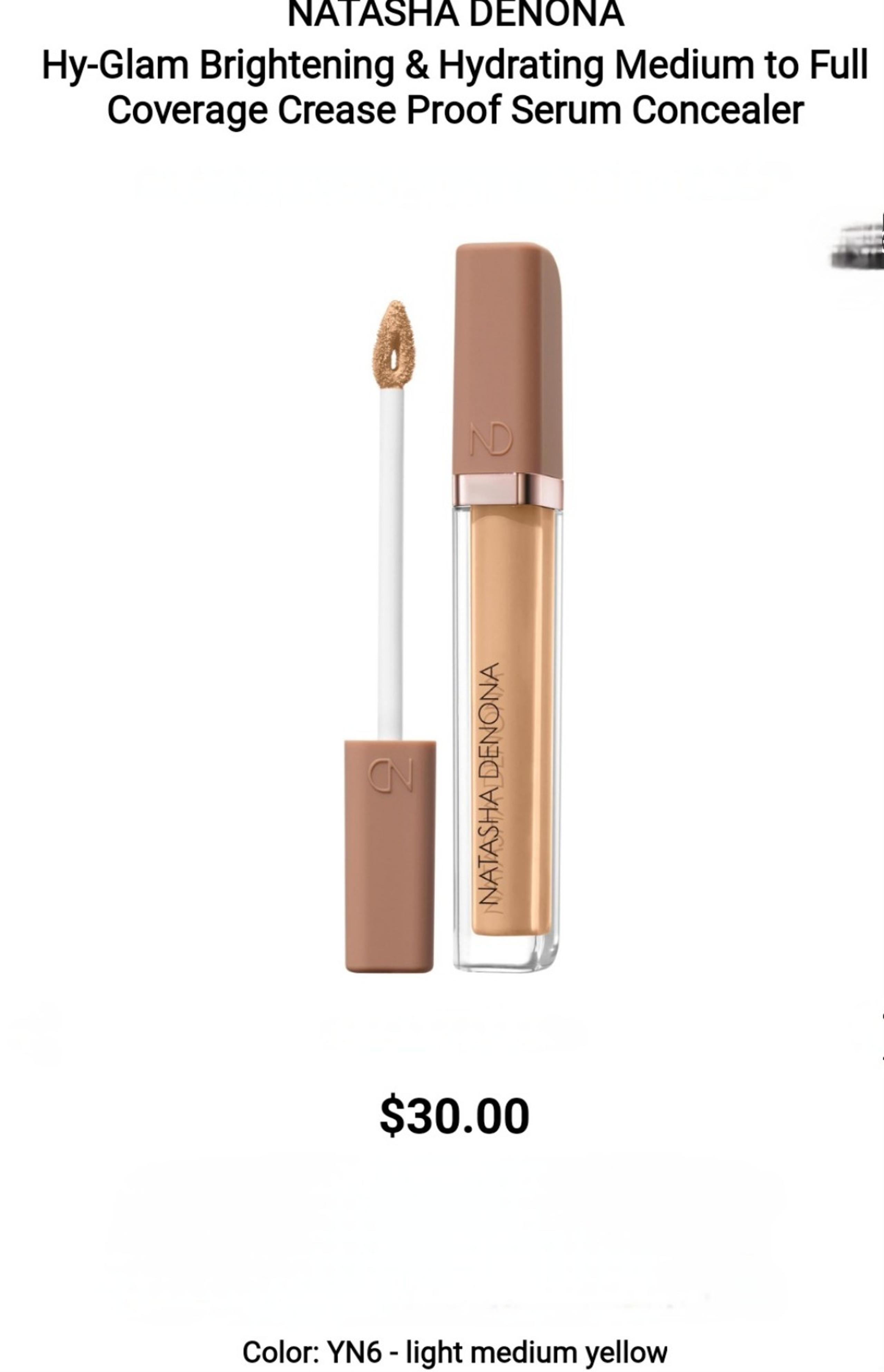 Natasha Denona HyGlam Concealer in YN6