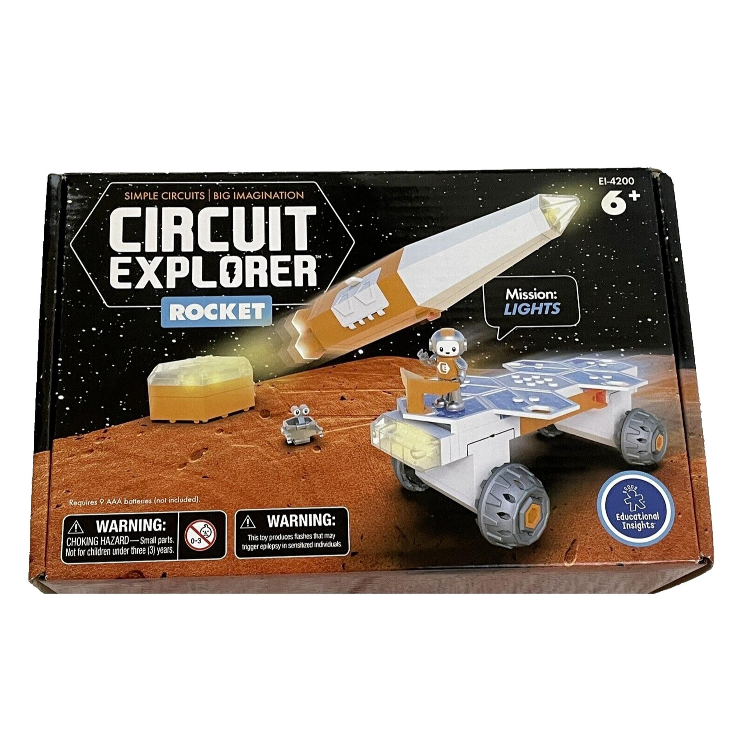 Educational Insights Circuit Explorer Rocket Space Toy STEM Building Set NEW NIB