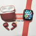 Smart Watch Bluetooth Call Fitness Tracker+Bluetooth Wireless Earbuds