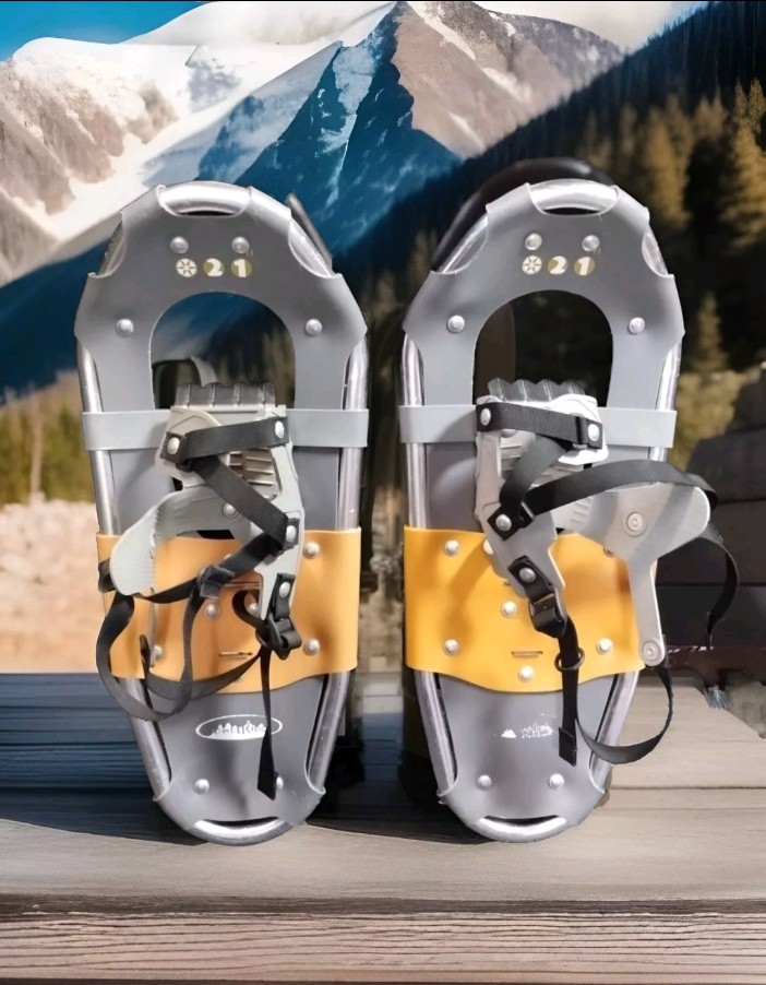 Powderidge 21 inch Snow Shoes Winter Walking Grey & Orange