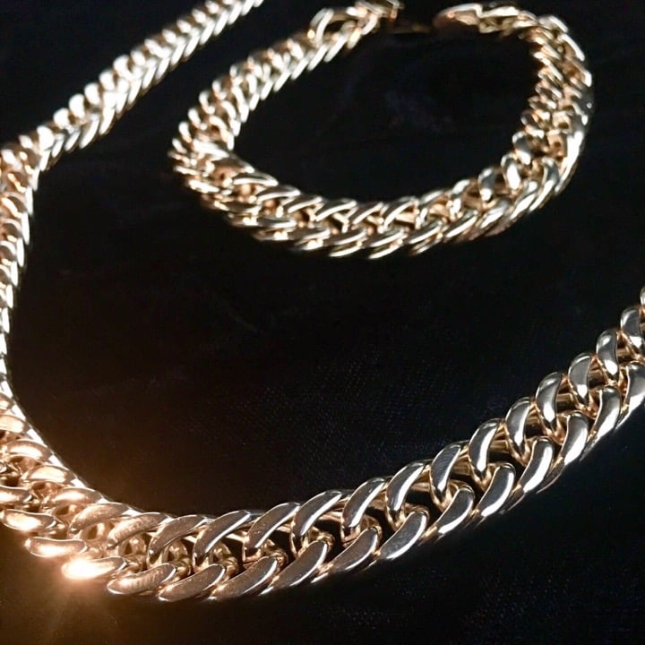 DOUBLE CUBAN LINK 18K GOLD CHAIN ITAL