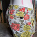 Hurley • Rose Floral Print Mini Shorts Cotton Green Blue Yellow Low Rise 7 Junio