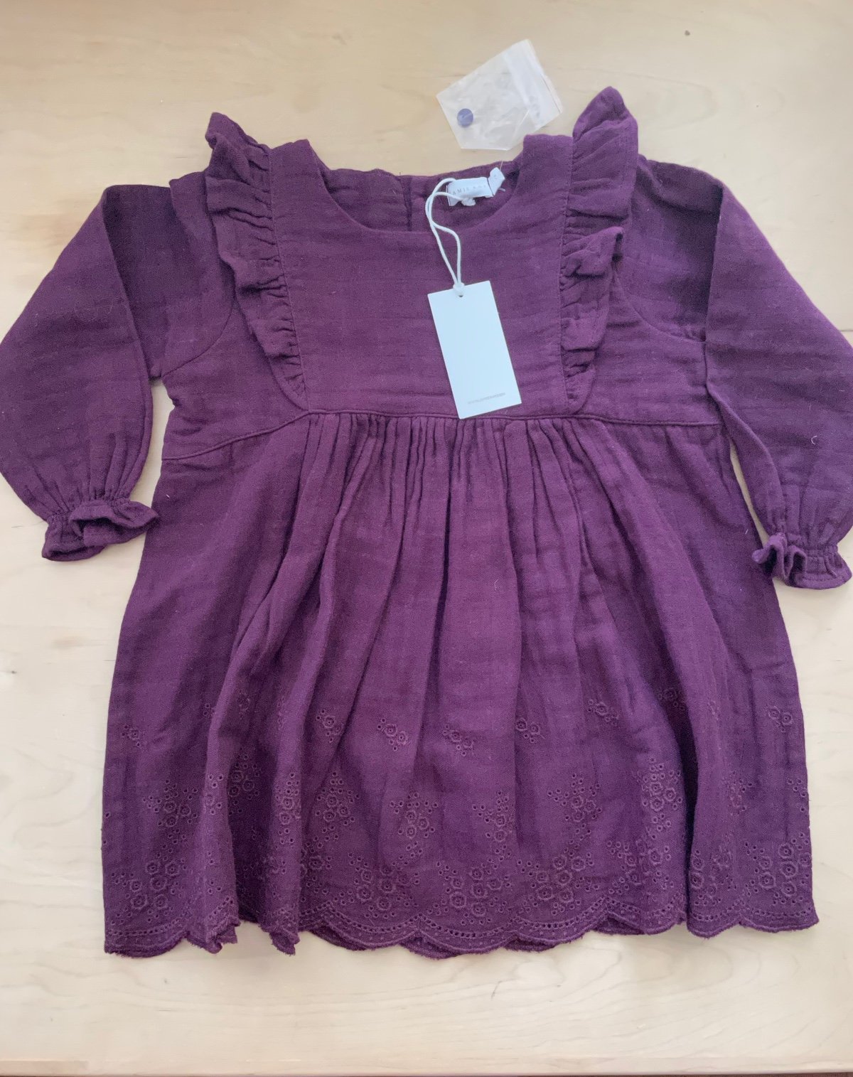 Jamie Kay Fig Frankie muslin dress