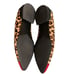 VanEli Ganet Women's Leopard Calf Hair Suede Slip On Flats Shoes Red Size 7