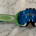 OAKLEY O FRAME 2.0 MX SnowGoggles - RACE Green/Blue Strap w/ ICE IRIDESCENT Lens