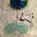 OAKLEY O FRAME 2.0 MX SnowGoggles - RACE Green/Blue Strap w/ ICE IRIDESCENT Lens