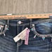 Grace In LA Capri Jeans Womens Plus Size 17 Blue Denim Embellished