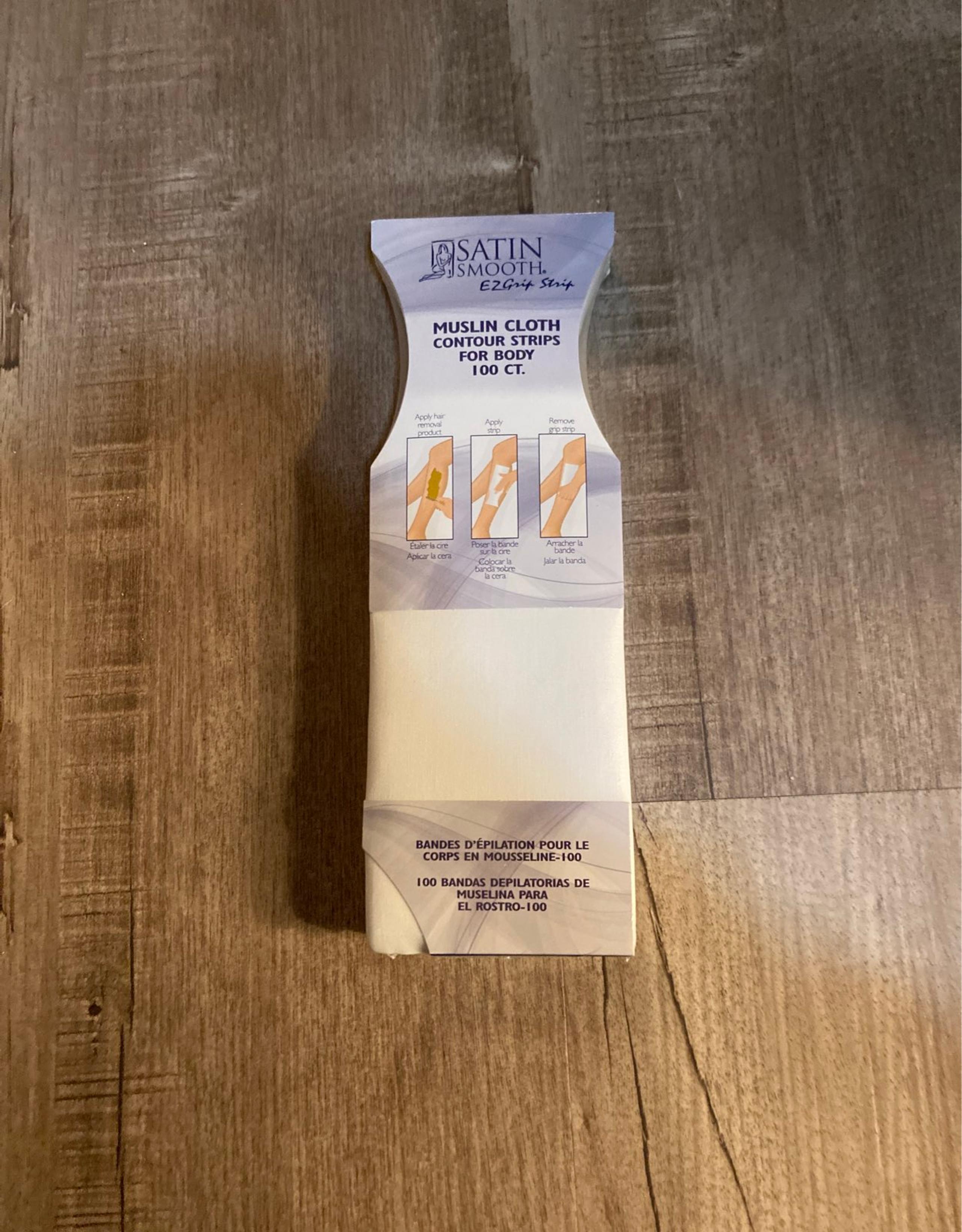 Satin Smooth Muslin cloth contour strips