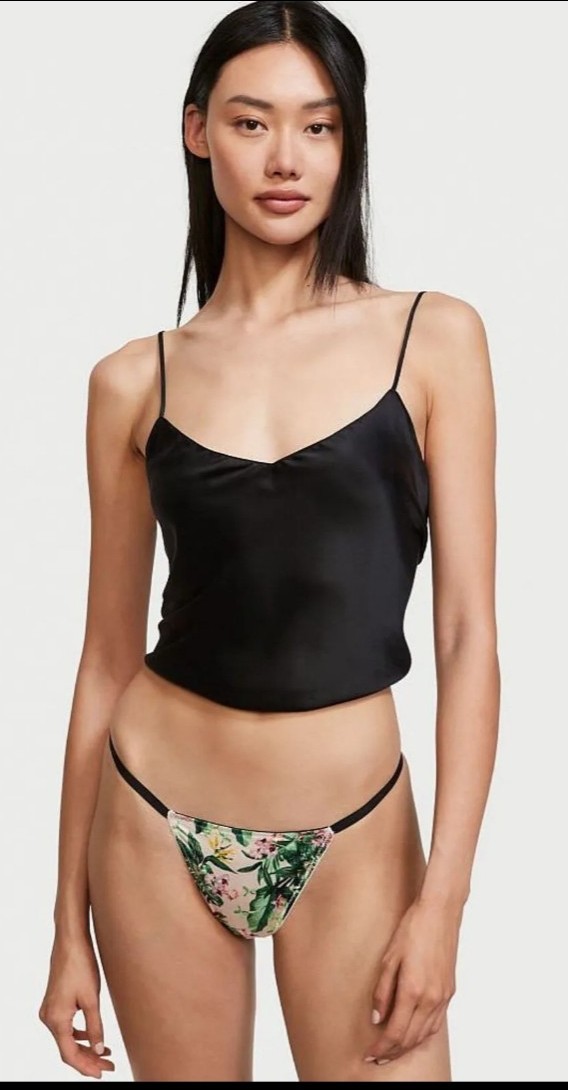 Victoria secret- Very Sexy V- String Tropical Palm Thong-M